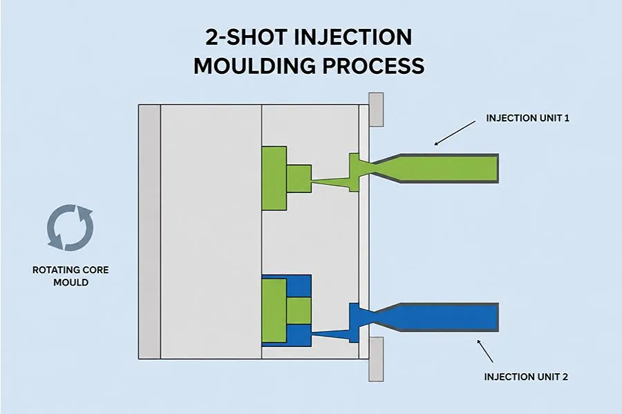 Basic Principle of Two-Shot Injection Molding