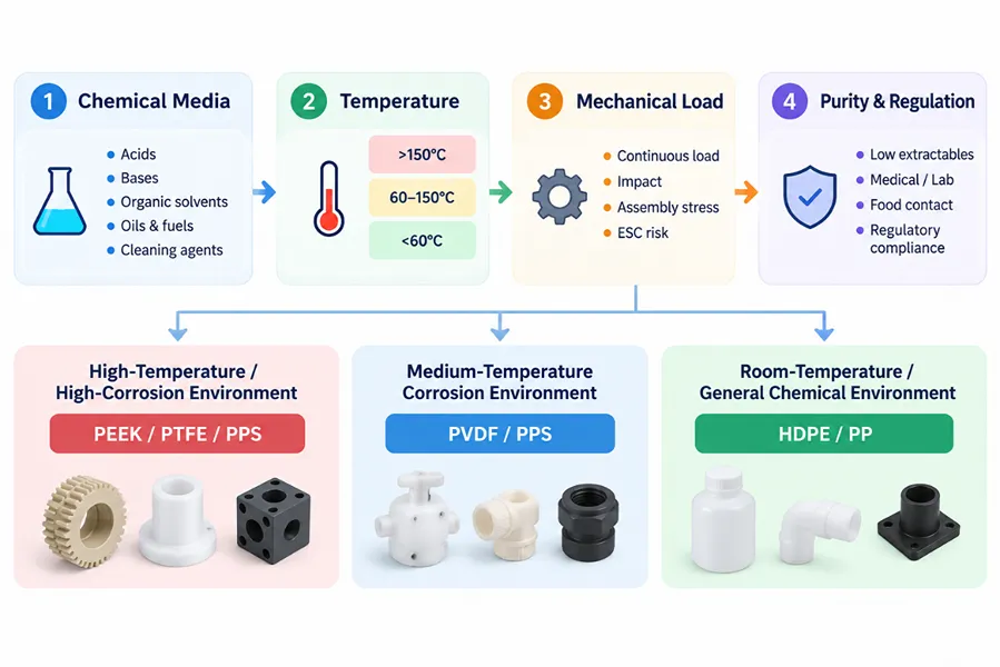 Chemical-Resistant Plastic Selection
