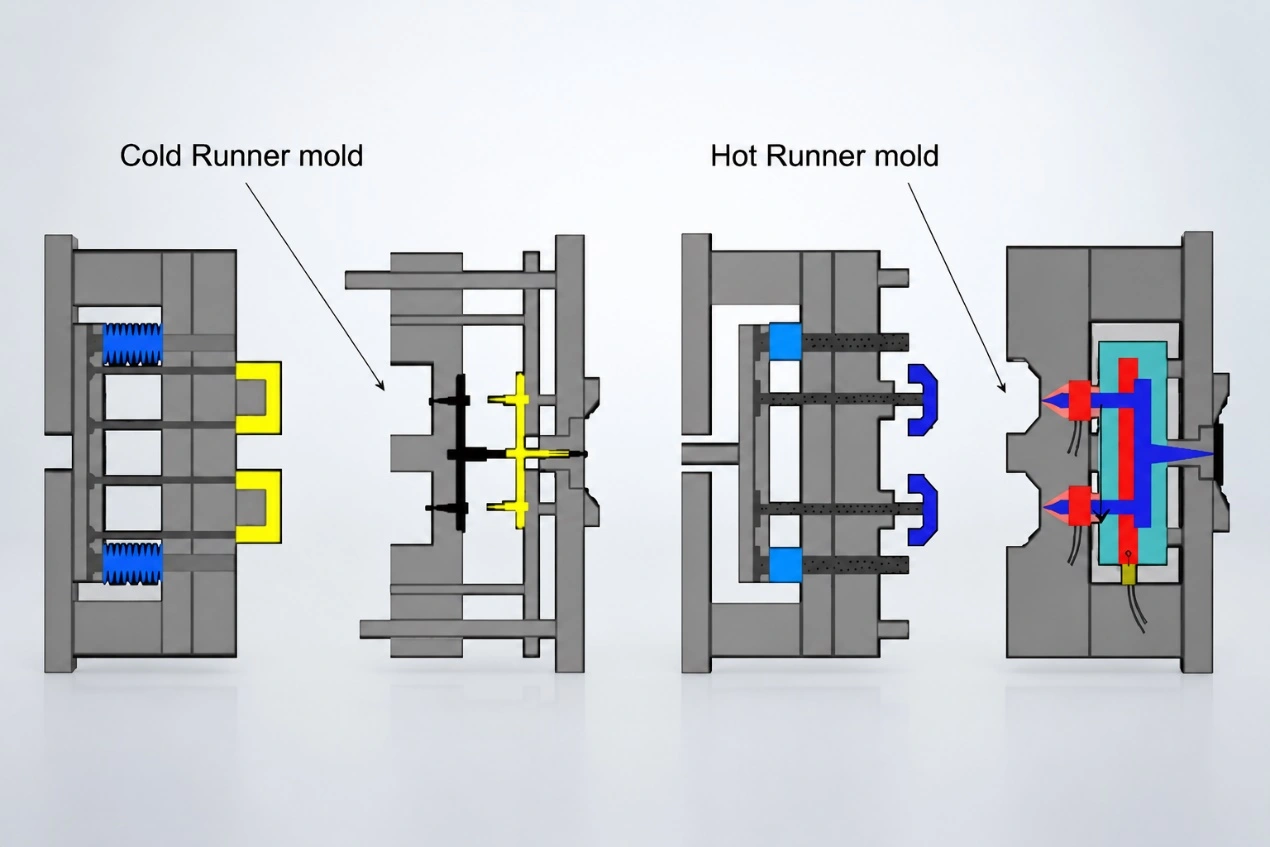 Hot Runner and Cold Runner Molds