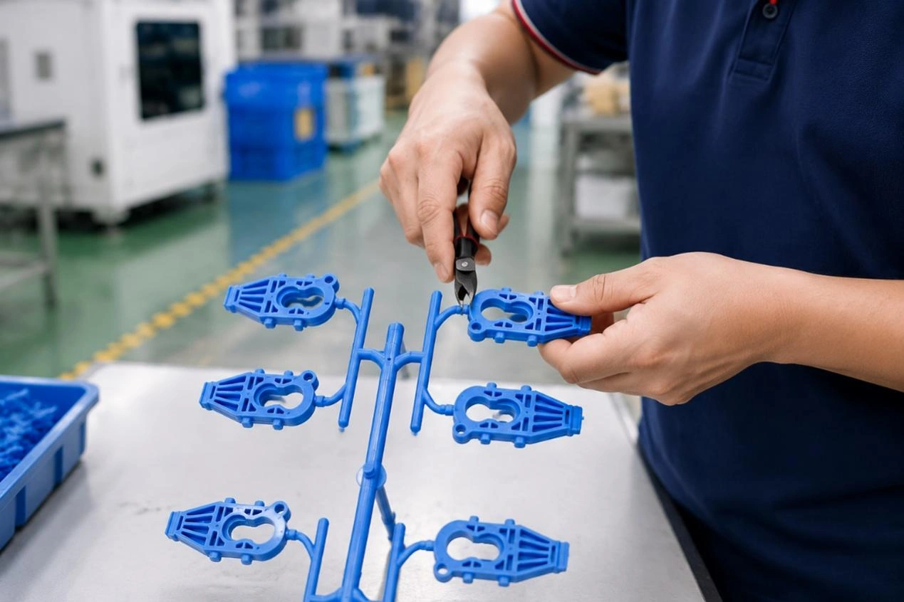 Manual Processing of Cold Runner Parts