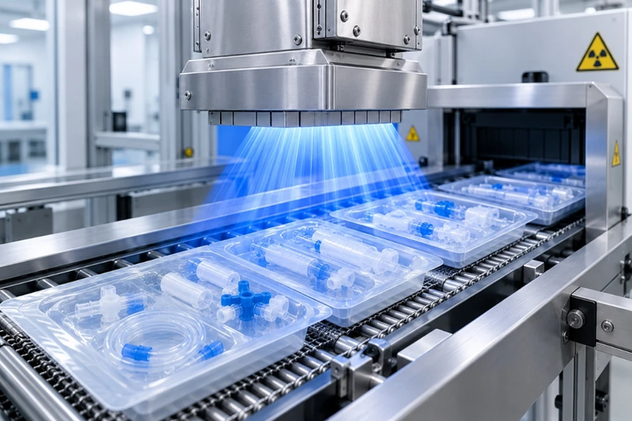 Medical injection moulding parts E-Beam sterilisation