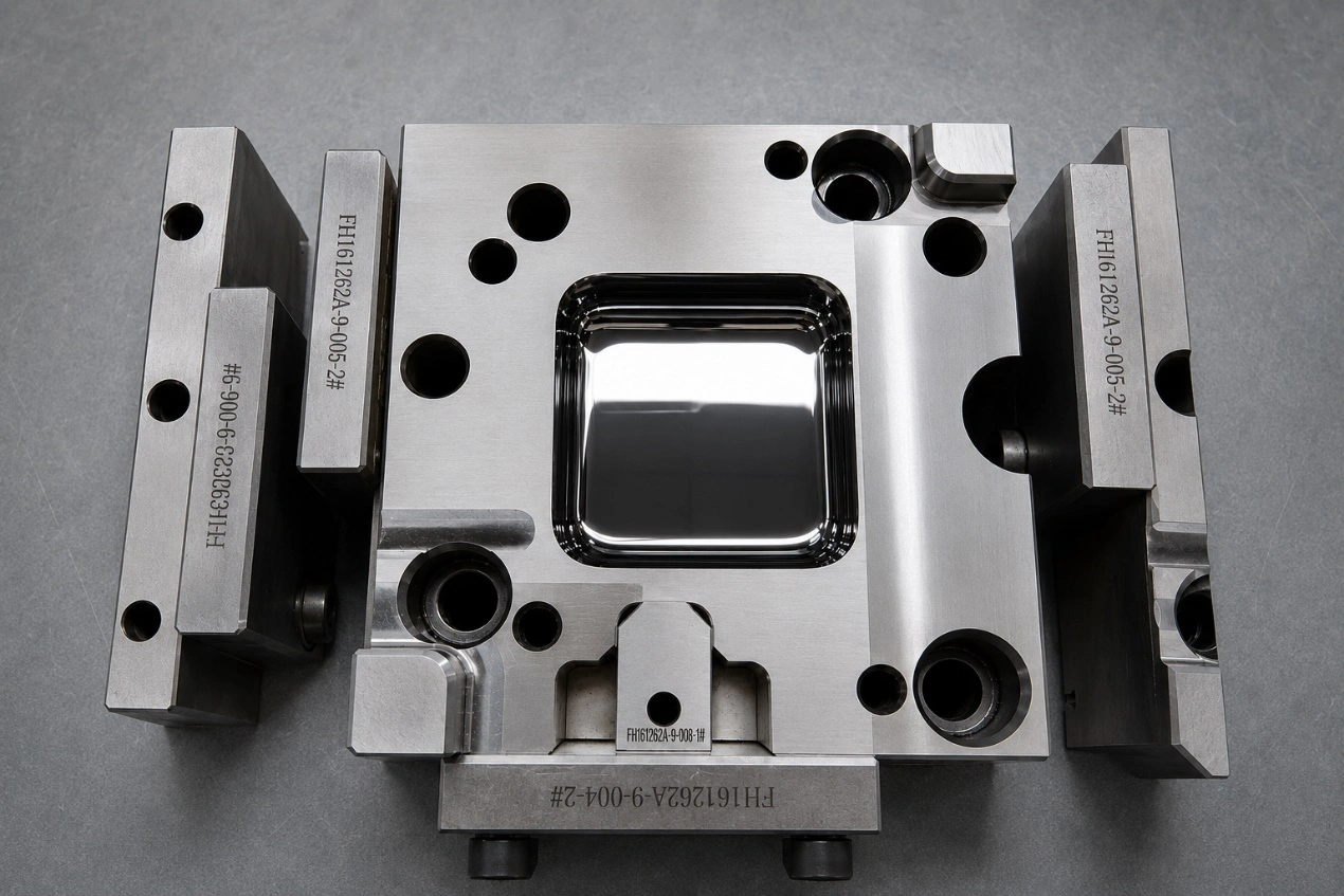 Mirror Finish of a Steel Mold
