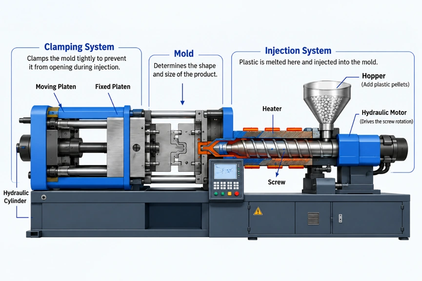 Plastic injection molding processes