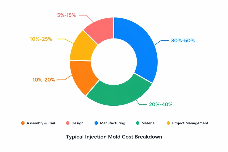 injection mold cost breakdown donut