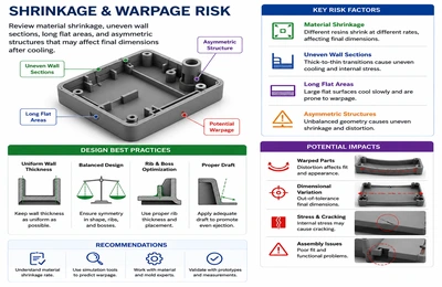 Shrinkage & Warpage Risk